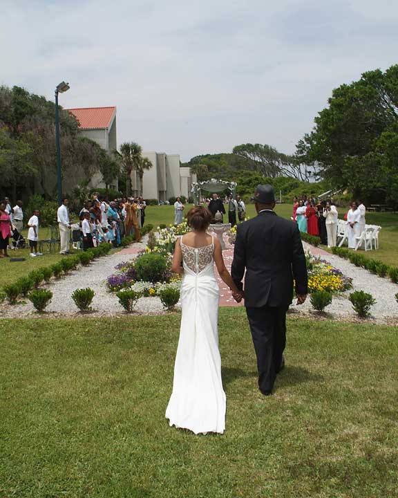 jekyll island garden wedding